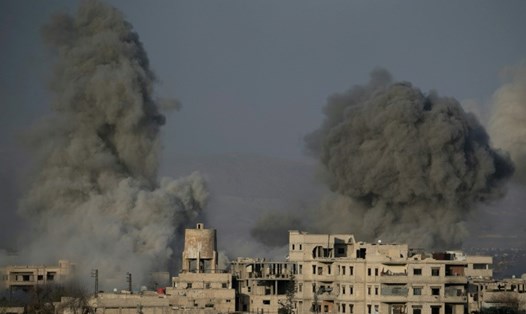 Các lực lượng chính phủ Syria giành được 10% Đông Ghouta. Ảnh: AFP. 