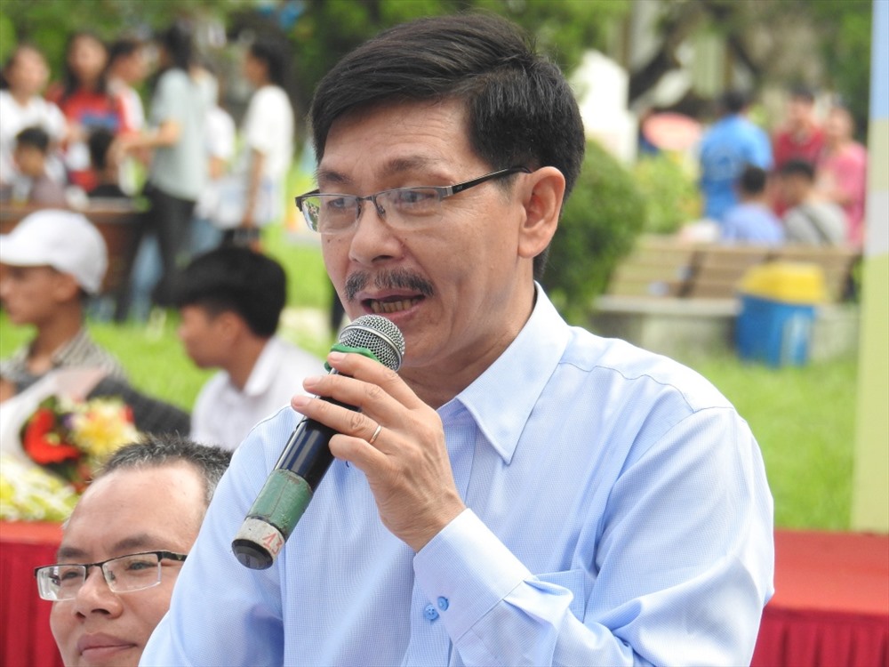 PGS.TS Trần Văn Tớp chia sẻ về những điểm mới trong tuyển sinh năm 2018 của Đh Bách Khoa Hà Nội. Ảnh: Vietnammoi