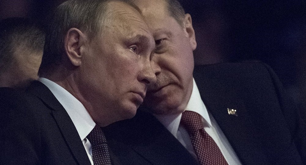 Tổng thống Nga Vladimir Putin và người đồng cấp Thổ Nhĩ Kỳ Recep Tayyip Erdogan. Ảnh: Sputnik. 