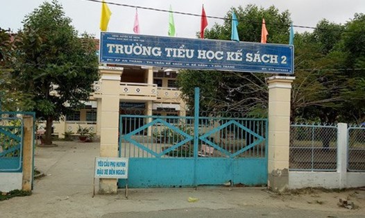 Trường Tiểu học Kế Sách 2 - nơi ông Trang từng công tác.