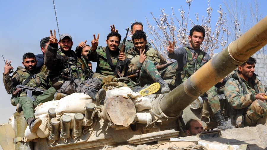 Quân đội Syria tuyên bố giải phóng Đông Ghouta. Ảnh: Global Look Press