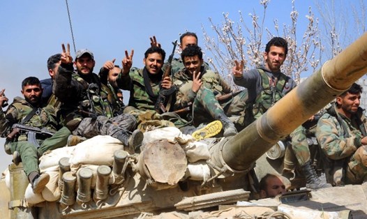 Quân đội Syria tuyên bố giải phóng Đông Ghouta. Ảnh: Global Look Press