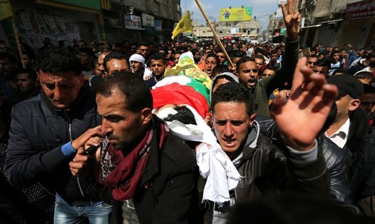 17 người Palestine thiệt mạng trong các vụ bạo động ở Gaza. Ảnh: Reuters