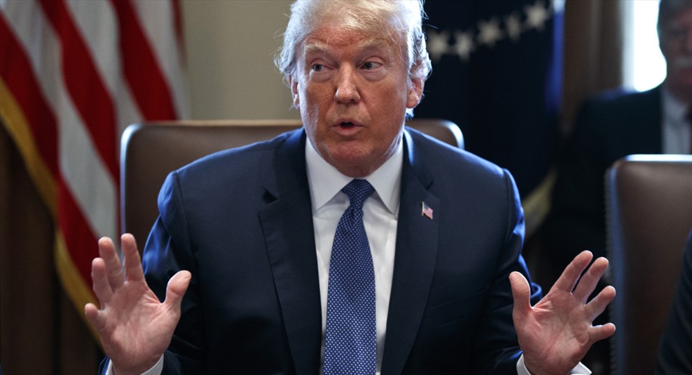 Tổng thống Mỹ Donald Trump. Ảnh: AP. 