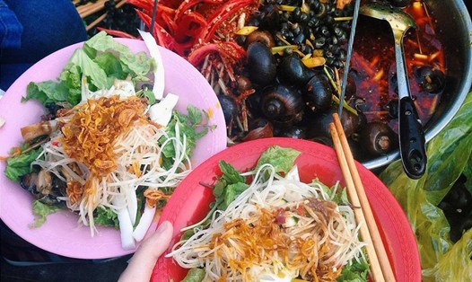 Gỏi ốc bươu mắm nêm