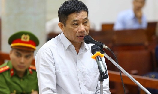 Bị cáo Ninh Văn Quỳnh tại tòa. Ảnh TTXVN.