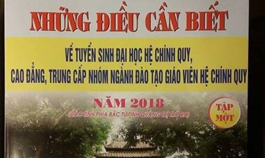 Cuốn Những điều cần biết 2018 do Nhà xuất bản Giáo dục Việt Nam phát hành đã biên tập thiếu 16 ngành/chuyên ngành đào tạo của Học viện Báo chí và Tuyên truyền.