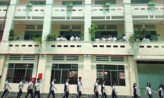 Trường Nguyễn Khuyến. Ảnh: Cường Hải.