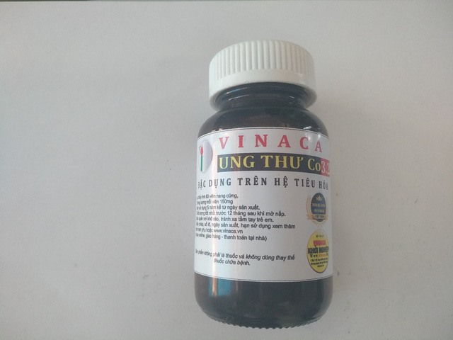 Sản phẩm ung thư vinaca được quảng cáo hỗ trợ điều trị ung thư