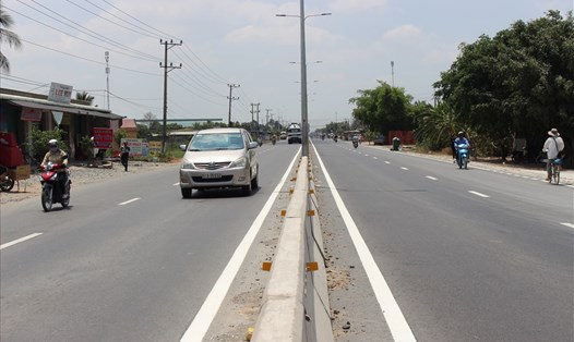 Dự án BOT cải tạo, nâng cấp Đường tỉnh 830 đã cơ bản hoàn thành.