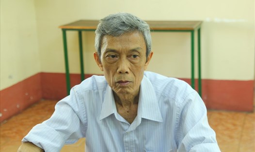 Hiệu trưởng Trường THCS và THPT Nguyễn Khuyến. Ảnh: Cường Ngô