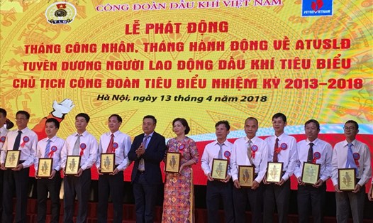 Lễ phát động  Tháng Công nhân 2018 và Tháng hành động về ATVSLĐ của Công đoàn Dầu khí Việt Nam 