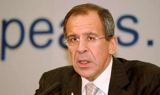 Ngoại trưởng Nga Sergei Lavrov. Ảnh: AP. 
