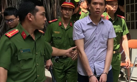 Nguyễn Hoàng Dương sau khi bị tuyên án. Ảnh: P.B 