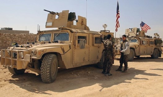 Sự hiện diện quân sự của Mỹ ở Syria. Ảnh: AP