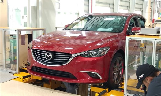 Xe Mazda CX-5 mới ra lò tại nhà máy Thaco Mazda.