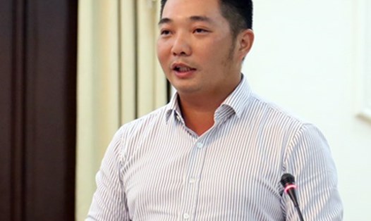 Chủ tịch quận 12 Lê Trương Hải Hiếu. Ảnh: Hữu Nguyên