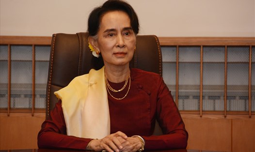 Cố vấn Nhà nước Myanmar Aung San Suu Kyi. Ảnh: BNG. 