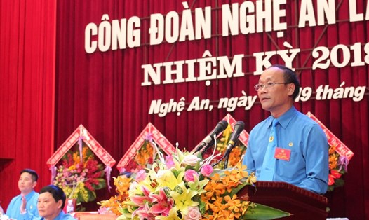 Đồng chí Nguyễn Tử Phương tiếp tục giữ chức Chủ tịch LĐLĐ Nghệ An (ảnh: P.V)