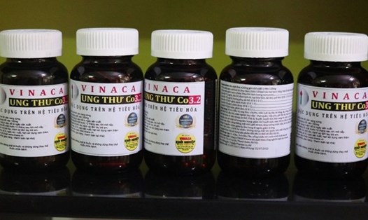 Sản phẩm mang tên Vinaca đã bị thu hồi trên toàn quốc để kiểm định thành phần.
