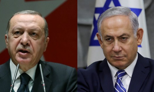 Tổng thống Erdogan gọi Thủ tướng Netanyahu là "khủng bố". Ảnh: Reuters