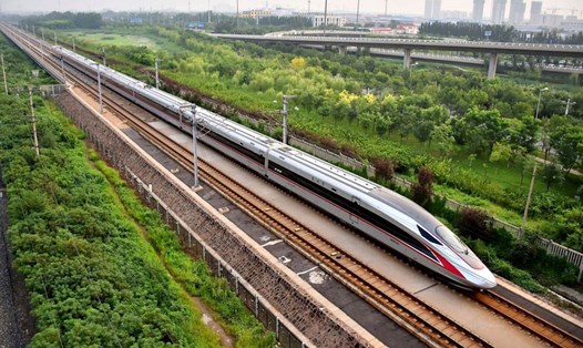 Một tàu cao tốc mới của Trung Quốc. Ảnh minh họa, nguồn: Internet.