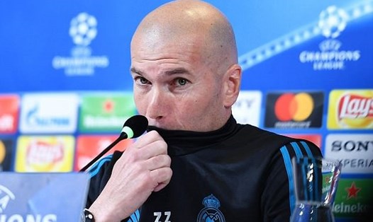 HLV Zidane chưa quyết định đội hình Real Madrid chạm trán Juventus. Ảnh: EPA.
