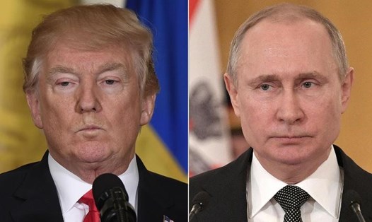 Tổng thống Mỹ Donald Trump và Tổng thống Nga Vladimir Putin. Ảnh: CNN. 
