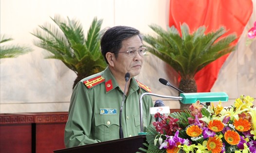 Đại tá Lê Văn Tam- Giám đốc Công an TP. Đà Nẵng. Ảnh: N.T