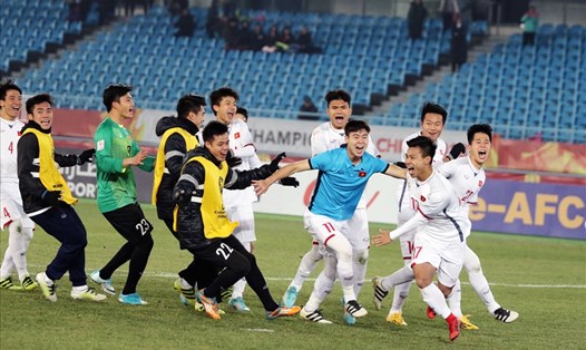 Kì tích vào đến chung kết giải U23 Châu Á 2018 giúp U23 Việt Nam được xếp ở nhóm hạt giống số 1 trước thềm vòng loại U23 Châu Á 2020. Ảnh: Hữu Phạm
