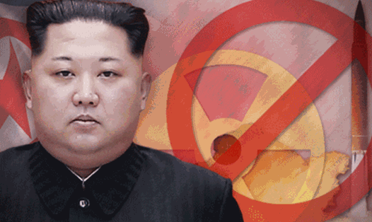 Ông Kim Jong-un tuyên bố dừng chương trình hạt nhân, tên lửa, đóng cửa các địa điểm phóng. Ảnh: Yonhap. 