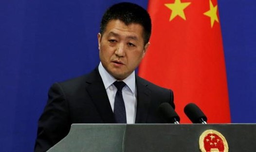 Phát ngôn viên Bộ Ngoại giao Trung Quốc Lục Khảng. Ảnh: Reuters. 