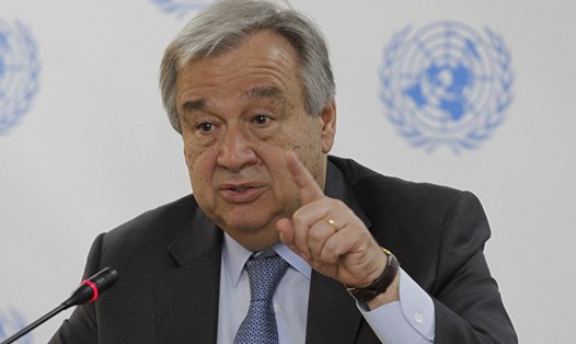 Tổng thư ký Liên Hợp Quốc Antonio Guterres. Ảnh: AP