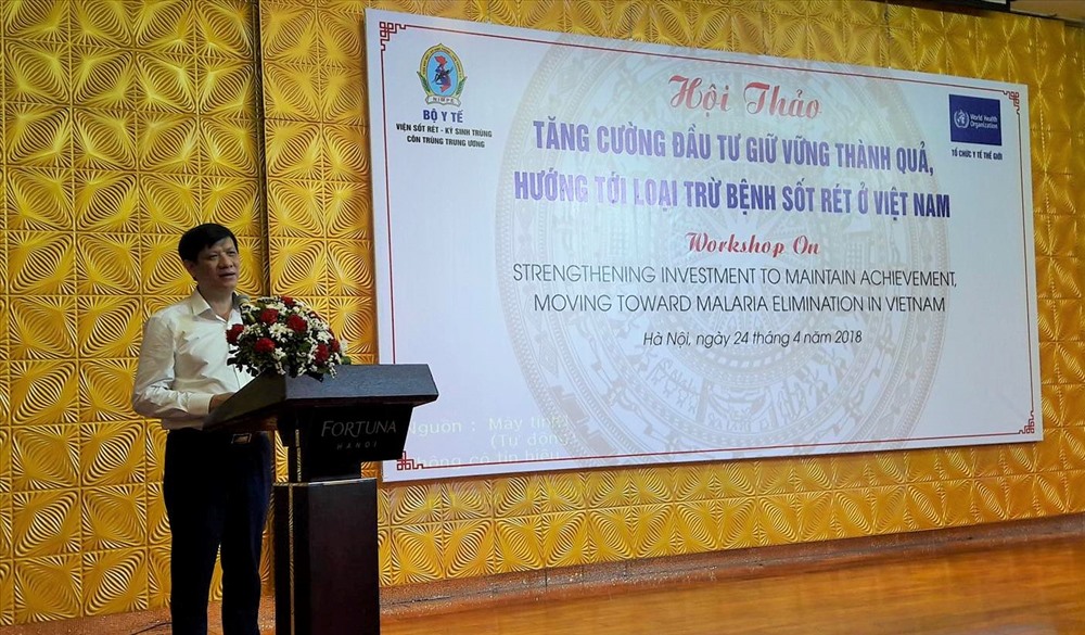Thứ trưởng Bộ Y tế bày tỏ quan ngại về tình hình sốt rét ở Việt Nam (Ảnh: Thùy Linh)