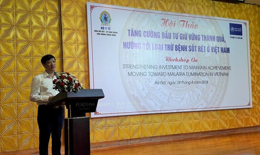 Thứ trưởng Bộ Y tế bày tỏ quan ngại về tình hình sốt rét ở Việt Nam (Ảnh: Thùy Linh)