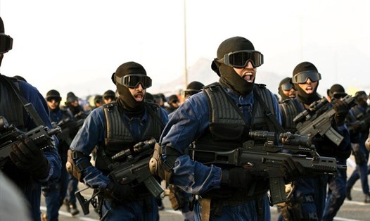 Cảnh sát Saudi Arabia. Ảnh: MEMO