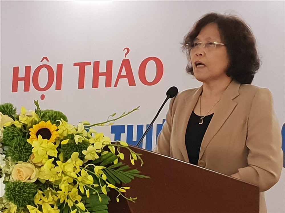 Bà Nguyễn Thị Hiền – Hiệu trưởng Trường Tiểu học dân lập Đoàn Thị Điểm. Ảnh: HN