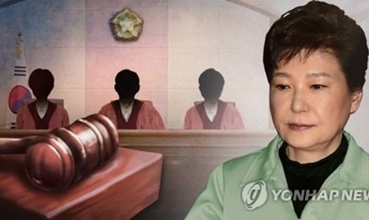 Phiên xử bà Park Geun-hye sẽ diễn ra chiều 6.4. Ảnh: Yonhap. 