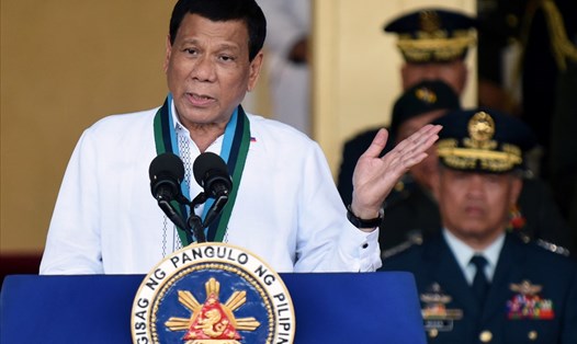 Tổng thống Philippines Rodrigo Duterte. Ảnh: Reuters. 