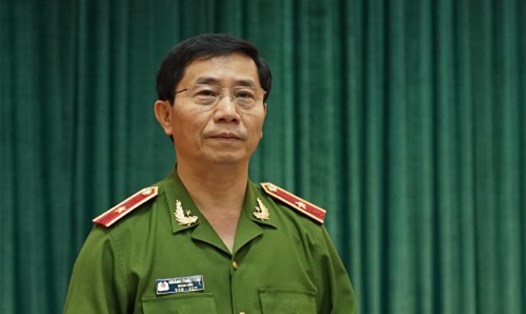 Thiếu tướng Hoàng Quốc Định, Giám đốc cảnh sát PCCC Hà Nội. Ảnh: CSPCCCHN.