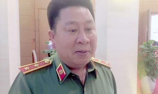 Trung tướng Bùi Văn Thành. Ảnh: NT.