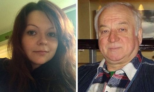 Cựu điệp viên Sergei Skripal và con gái Yulia bị nghi đầu độc ở Salisbury, Anh. Ảnh: BBC