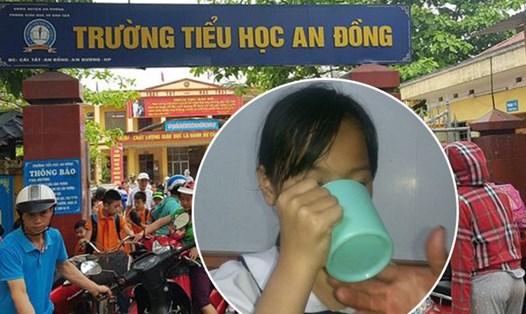 Hành vi bắt trẻ uống nước bẩn của cô giáo ở Hải Phòng gây phẫn  nộ trong dư luận xã hội.