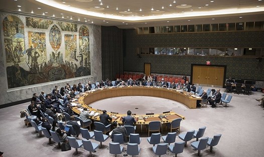 Hội đồng Bảo an Liên Hợp Quốc họp hai phiên trong ngày 9.4. Ảnh: AP. 