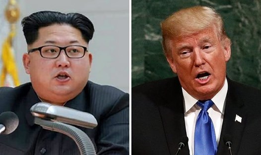 Ông Kim Jong-un và Tổng thống Mỹ Donald Trump. Ảnh: KCNA/EPA.