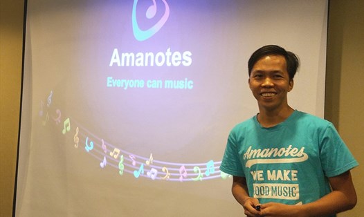 Trần Quang Thuận - Giám đốc công nghệ (CTO) của Amanotes chia sẻ số liệu về khách hàng quốc tế (ảnh:PK).