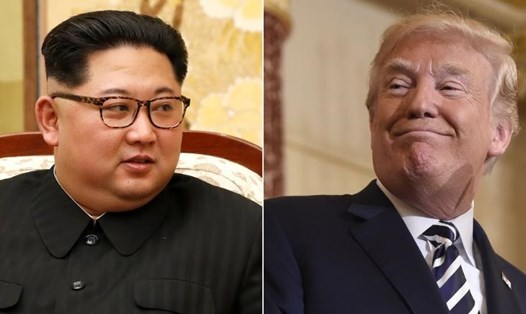 Tổng thống Mỹ Donald Trump và lãnh đạo Triều Tiên Kim Jong-un. Ảnh: CNN. 
