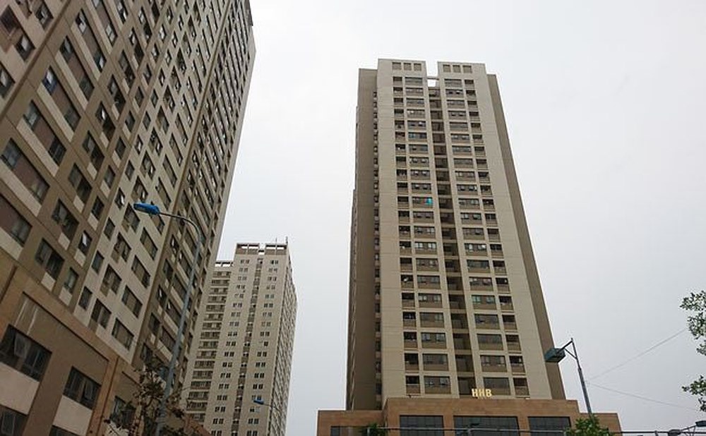 Chung cư HHB Tân Tây Đô (huyện Đan Phượng, Hà Nội) vẫn chưa khắc phục nhiều lỗi vi phạm PCCC. Ảnh: PV

