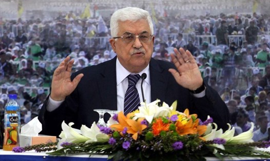 Tổng thống Palestine Mahmoud Abbas. Ảnh: Memo