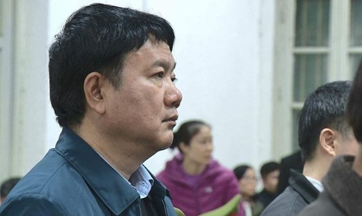 Bị cáo Đinh La Thăng tại phiên tòa